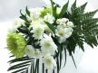 NO.9474<br>お彼岸 花束<br>【白系・グリーン系】<br>花材おまかせ